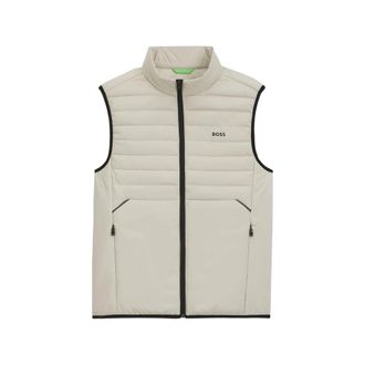 HUGO BOSS Water-repellent Gilet With Decorative Reflective Accents