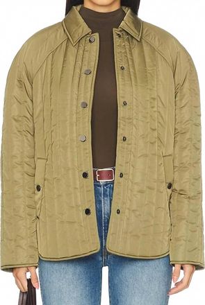 Pistola Denim Sawyer Quilted Barn Jacket In Olive