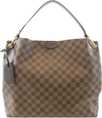 Louis Vuitton Pre-owned Vintage Shoulder Bag - Dames - Vintage Schoudertas - Bruin - ONE Size - Vintage