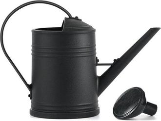 No Brand Regadera - Regadera Para Plantas - Cuidado De Plantas - Mango Ergon&oacute;mico - 2 Litros - Negra