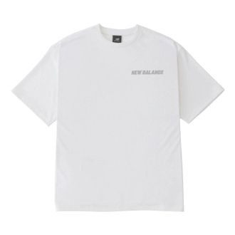 New Balance MET24 Reflection NB Logo T-Shirt Asia Sizing White AMT45005-WT