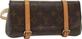 Louis Vuitton Marelle Waist Bag Monogram Canvas Brown Canvas Bag (Pre-Owned)
