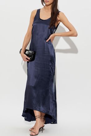 Off-white Sleeveless Dress, Womens, Navy Blue