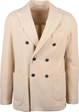 Circolo 1901 Jassen, Heren, Beige, 2Xl, Wol, Giacca Doppiopetto