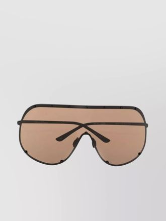 Rick Owens oversized shield sunglasses