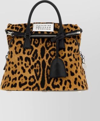Maison Margiela mini handbag with printed calf hair