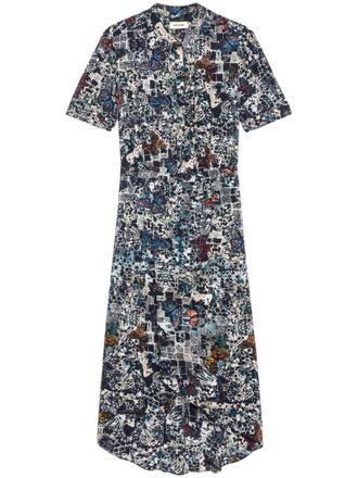 Zadig&Voltaire Rimaz maxi-jurk - Blauw