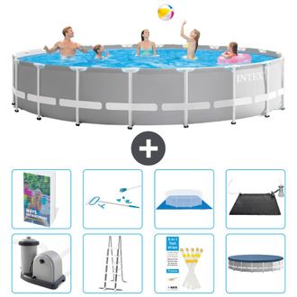 Intex Piscina Prism Frame Redonda - 610x132 Cm - 9-piezas S583