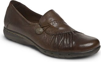 Cobb Hill Womens Paulette Slip-On Shoe In Bark