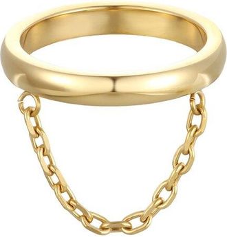 Adornia Adornia 18K Plated Stainless Steel Ring
