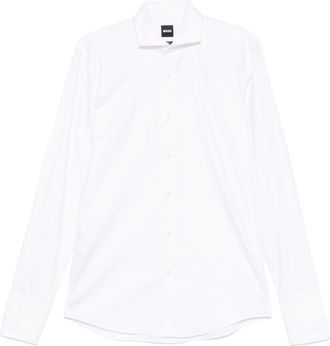 BOSS Slim-fit overhemd - Wit