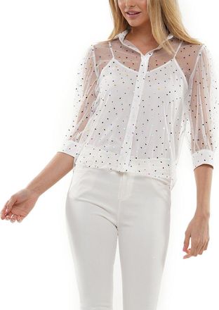 Why Dress Mesh Pattern Top