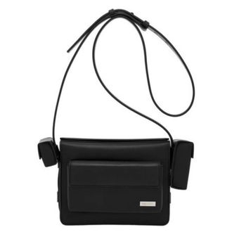 Ferragamo Multipocket Leather Shoulder Bag