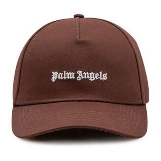 Palm Angels Caps, male, Brown, Size: ONE SIZE Classic Logo Cap
