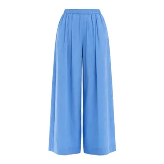 Meimeij Wide Trousers, female, Blue, Size: XS Wide Trousers