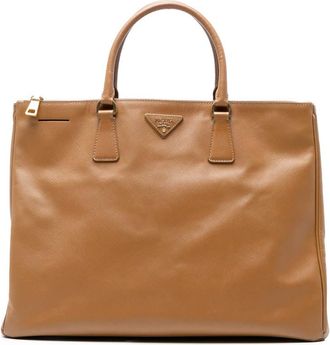 Prada Pre-owned Prada Extra Large Saffiano Lux Galleria Double Zip Tote U7OYVEOTEWBYC4VC