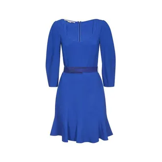 Stella McCartney Viscose Scoop-Neck Dress - Blue