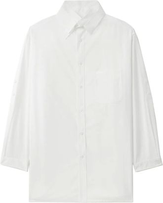 Yohji Yamamoto Camicia in cotone - Bianco
