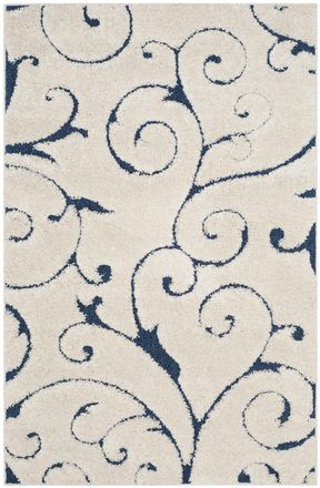Safavieh Alfombra azul/beige 122 x 183 cm
