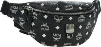 MCM Pre-owned Belt Bags, female, Black, Size: ONE SIZE Pre-owned Body Bag