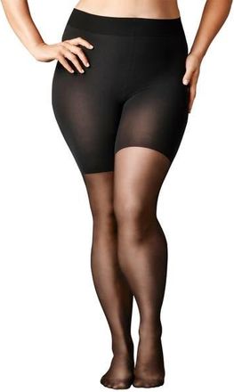 Falke Beauty Plus 20 Denier Sheer Tights in Black, Short at Nordstrom, Size Large
