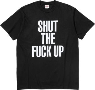 SUPREME FW25 x Number (N)ine Shut Up T-Shirt Black FW25T8-BLACK
