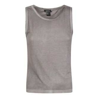 Avant Toi Sleeveless Tops, female, Gray, Size: M Top