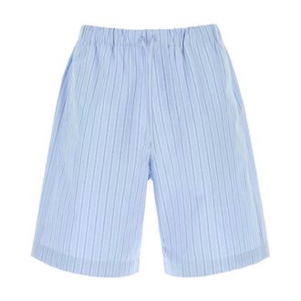 Dries Van Noten Casual Shorts, male, Blue, Size: XL Embroidered Opini Piperi Bermuda Shorts