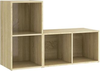 vidaXL Vidaxl - tv Cabinets 2 pcs Sonoma Oak 72x35x36.5 cm Engineered Wood