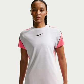 Nike Womens Strike Alexia Putellas Dri-FIT Soccer Short-Sleeve Top in Grey | IO8771-043