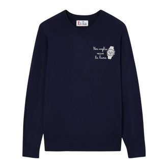 MC2 Saint Barth Luna Watch 61 Maglione - - Knitwear - Uomo - Blu - M