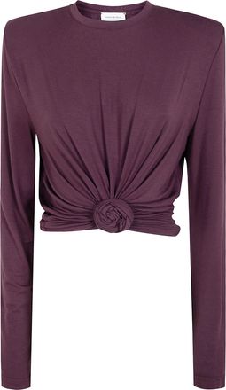 Magda Butrym Twist Long Sleeves Top