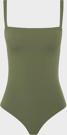 Matteau Square-Neck Maillot One-Piece Swimsuit