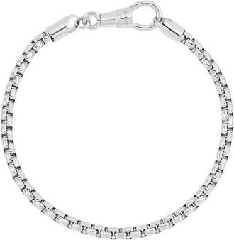Estella Bartlett Chunky Rounded Box Chain Bracelet in Silver at Nordstrom
