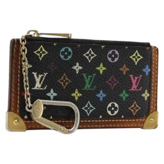 Louis Vuitton Pre-owned Wallets, female, Multicolor, Size: ONE SIZE Pre-owned Monogram Multicolor Canvas Coin Purse