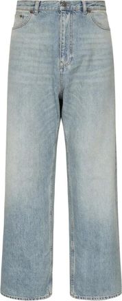 Valentino Garavani Relaxed Fit Blauwe Denim Jeans - Heren - Regular Fit Jeans - Blauw - W32 - Denim - Jeans