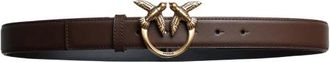 Pinko Love Berry H3 Belt - Dames - Riemen - Bruin - L - Leer - Accessoires