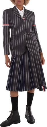 Thom Browne Knee Length Classic Pleated Skirt