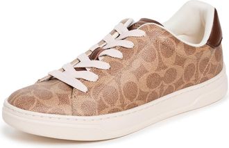 Coach Womens High Line Update Sneaker, Brown Khaki, 5 UK