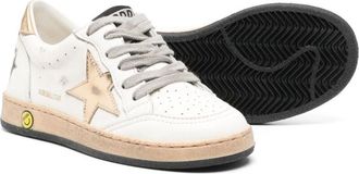 Golden Goose Boys Sneaker Ballstar White Leather Ovine Trainers