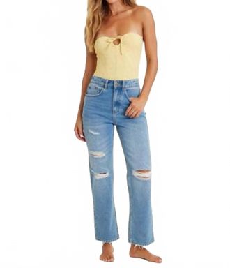 Amuse Society Tessa Jeans In Inw-Indigo Wash