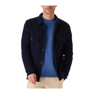 Selected Slhnealy LS Knit Workwear Cardigan - Heren - Zomerjassen - Blauw - XL - Wol - Jassen