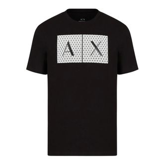 A|X Armani Exchange Hombre, Camisetas, Negro, Talla: S