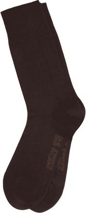 Christian Berg Socken mit Label-Print im 2er-Pack in Dunkelbraun, Gr&ouml;&szlig;e 39/42