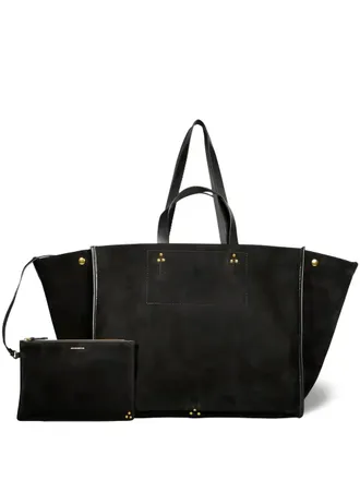 Jerome Dreyfuss Léon L tote bag - women - Split-Grain Calf Suede/CALFSKIN - One Size - Black