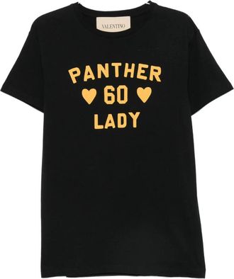 Valentino Tops, Dames, Zwart, M, Katoen, EE6 T-Shirt