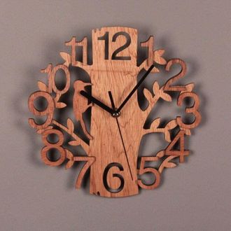 OEM Reloj De Pared Silent Tree, Sin Tictac, Ideal Para Oficina, Cocina, Sala De Estar Y Dormitorio - Crezuo