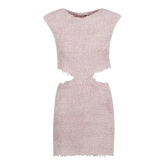 Jil Sander Gebreide Jurk - Dames - Jurken - Roze - Maat: 2XS