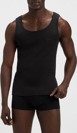 BOSS Assorted 3-Pack Classic Rib Tanks in Black Multi Pack at Nordstrom, Size Xx-Large