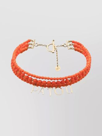Patou beaded necklace